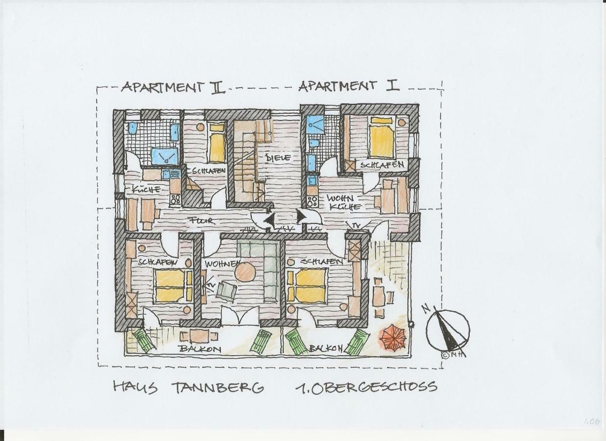 Haus Tannberg Appartement Riezlern Buitenkant foto